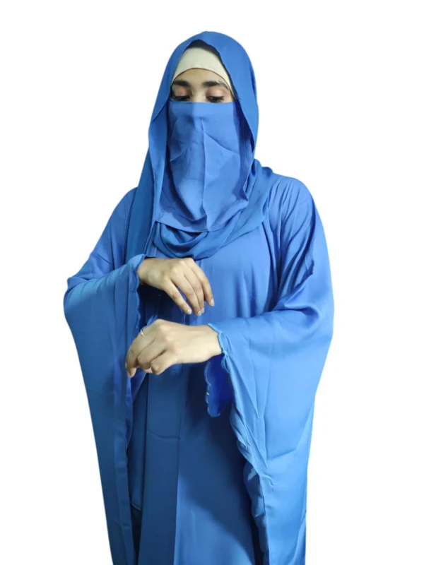 Sky Blue Burkha - Image 3