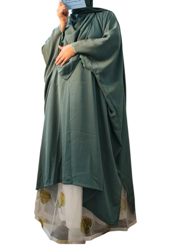 Olive Classic Burka - Image 3