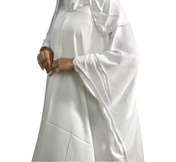 White Premium Burka - Image 3